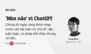 'Mòn não' vì ChatGPT 'Mòn não' vì ChatGPT